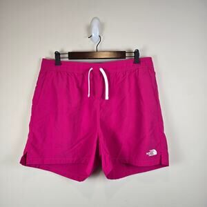 The North Face Mens Size L Action Shorts 2.0 5" Inseam Pink Primrose Flash Dry